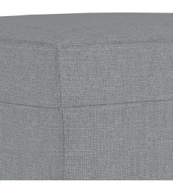 Repose-pied Gris clair 60x50x41 cm Tissu