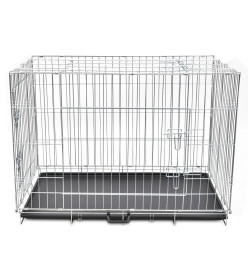 Cage métallique et pliable pour chiens XL