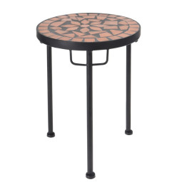 ProGarden Ensemble de tables d'appoint 2 pcs avec dessus en mosaïque