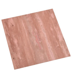 Planches de plancher autoadhésives 20 pcs PVC 1,86 m² Rouge