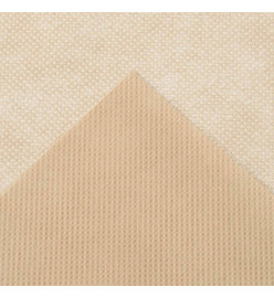 Nature Couverture d'hiver avec fermeture 70 g/m² Beige 3x2,5x2,5 m