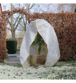 Nature Couverture d'hiver avec fermeture 70 g/m² Beige 3x2,5x2,5 m