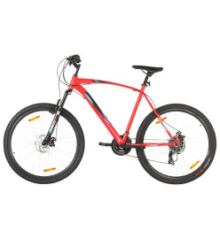 Vélo de montagne 21 vitesses Roues 29 pouces Cadre 58 cm Rouge