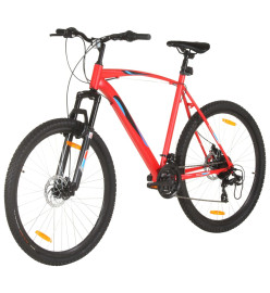 Vélo de montagne 21 vitesses Roues 29 pouces Cadre 58 cm Rouge