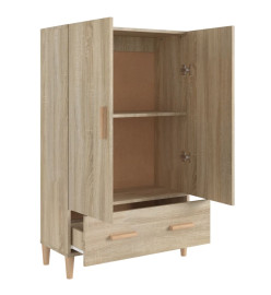 Buffet Chêne sonoma 70x31x115 cm Bois d'ingénierie