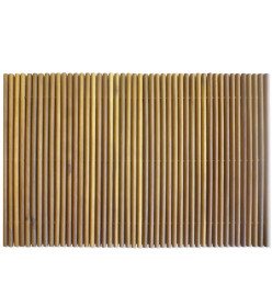 Tapis de salle de bain Bois d'acacia 80 x 50 cm