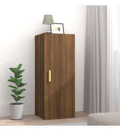 Armoire murale Chêne marron 34,5x34x90 cm Bois d'ingénierie