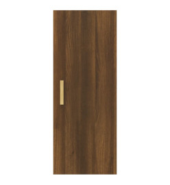 Armoire murale Chêne marron 34,5x34x90 cm Bois d'ingénierie