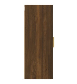 Armoire murale Chêne marron 34,5x34x90 cm Bois d'ingénierie