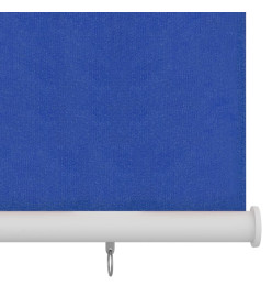 Store roulant d'extérieur 140x230 cm Bleu PEHD