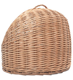 Cage de transport pour chats 50x42x40 cm Saule naturel