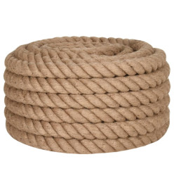 Corde de jute 25 m de long 36 mm d'épaisseur