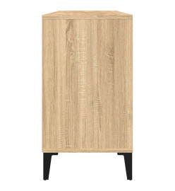 Meuble d'évier chêne sonoma 80x33x60 cm bois d'ingénierie