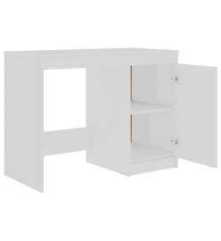 Bureau Blanc 140x50x76 cm Aggloméré