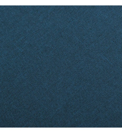 Tabourets de bar lot de 2 bleu tissu