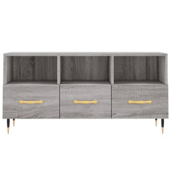 Meuble TV sonoma gris 102x36x50 cm bois d'ingénierie