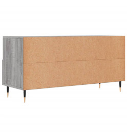 Meuble TV sonoma gris 102x36x50 cm bois d'ingénierie