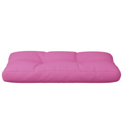 Coussin de palette rose 80x40x12 cm tissu