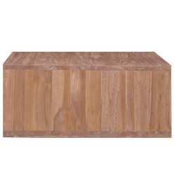 Table basse 70x70x30 cm Bois de teck massif