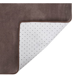 Tapis peluche Taupe 230x160 cm