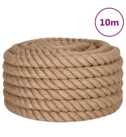 Corde de jute 10 m de long 30 mm d'épaisseur