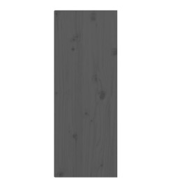 Armoires murales 2 pcs Gris 30x30x80 cm Bois de pin massif