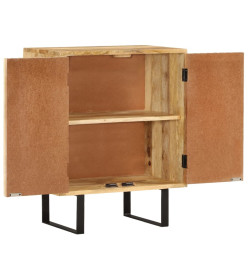 Buffet avec 2 portes 55x35x70 cm bois massif de manguier