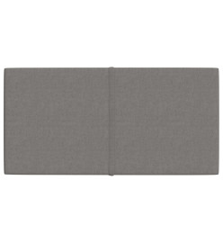 Panneaux muraux 12 pcs Gris clair 60x30 cm Tissu 2,16 m²