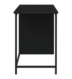 Bureau industriel avec tiroirs Noir 105x52x75 cm Acier