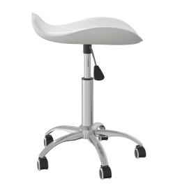 Tabouret de salon et spa Blanc Similicuir