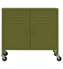 Armoire de rangement Vert olive 60x35x56 cm Acier