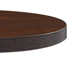 Table de bistro Marron foncé 60 cm MDF