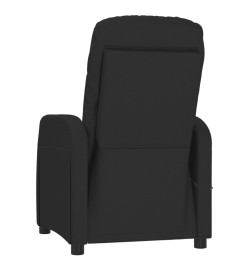 Fauteuil inclinable électrique Noir Tissu