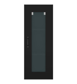 Armoire murale suspendue Noir 34,5x34x90 cm