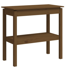 Table console Marron miel 80x40x75 cm Bois de pin solide