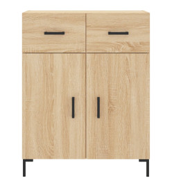 Buffet haut Chêne sonoma 69,5x34x180 cm Bois d'ingénierie