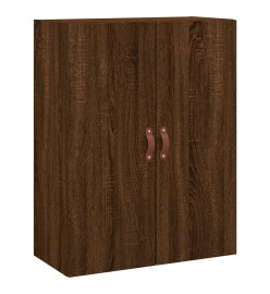 Armoire murale chêne marron 69,5x34x90 cm