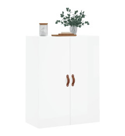 Armoire murale blanc brillant 69,5x34x90 cm