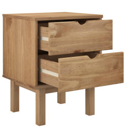 Table de chevet OTTA 46x39,5x57 cm Bois de pin massif