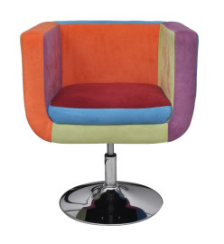 Fauteuil avec design de patchwork Cube Tissu