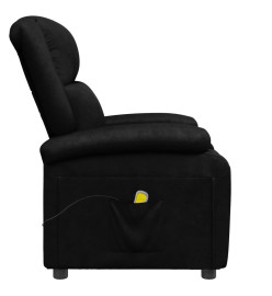 Fauteuil de massage Noir Similicuir