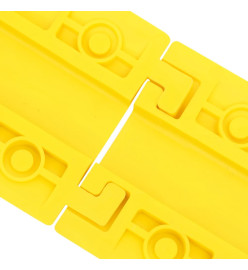 Rampes de protection de câble 4 pcs 98,5 cm Jaune