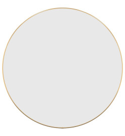 Miroir mural Doré Ø 60 cm Rond