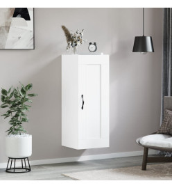 Armoire murale blanc 34,5x34x90 cm bois d'ingénierie