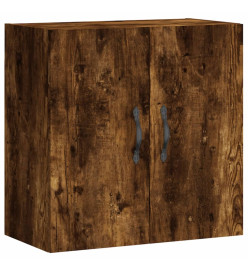 Armoire murale chêne fumé 60x31x60 cm bois d'ingénierie