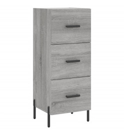 Buffet haut Sonoma gris 34,5x34x180 cm Bois d'ingénierie