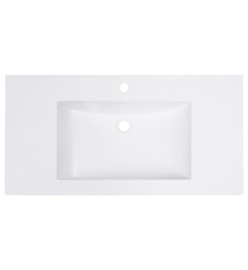 Lavabo encastré 800x460x130 mm SMC Blanc