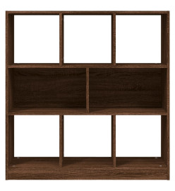 Bibliothèque Chêne marron 97,5x29,5x100 cm Bois d'ingénierie