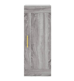 Armoire murale sonoma gris 34,5x34x90 cm bois d'ingénierie