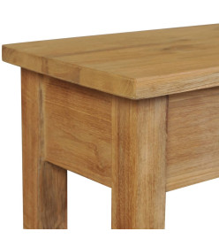 Table console teck massif 120x30x80 cm